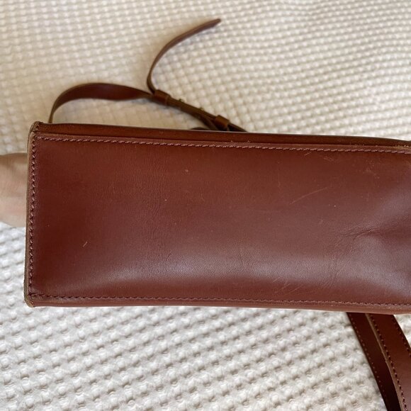Madewell "Small Trick" drawstring leather crossbody purse - Picture 4 of 7